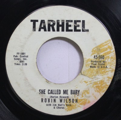 Hear! Pop 60S Teen 45 Robin Wilson - She Called Me Baby / Gonna Build A Mountain