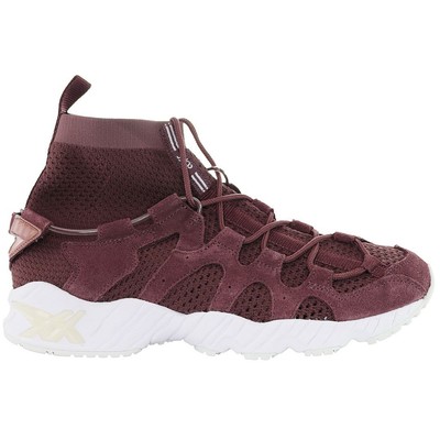 Asics Gel-Mai Knit MT Burgundy Textile Mens Lace Up Trainers H8A0N 2626