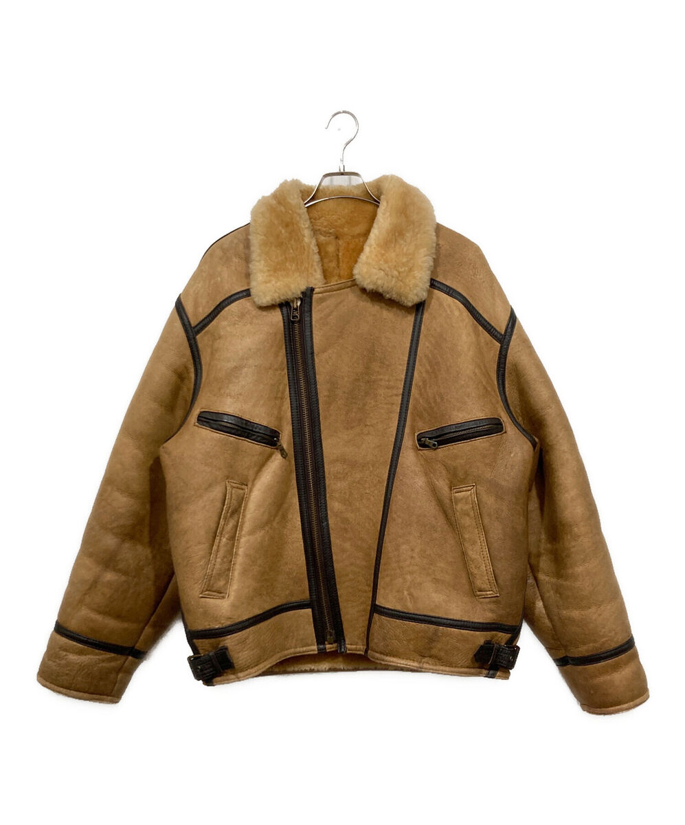 Wind Armor shearling bomber jacket Size: 3L Beige Men | eBay Wind Armor shearling bomber jacket Size: 3L Beige Men | eBay