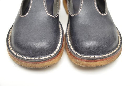 Duckfeet Lolland Dark-Blue Leather Mary Jane Strap Sandal Womens EUR 40 / US 9.5 - Picture 5 of 10