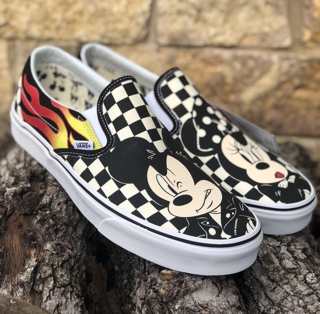 vans checkerboard slip on 50th