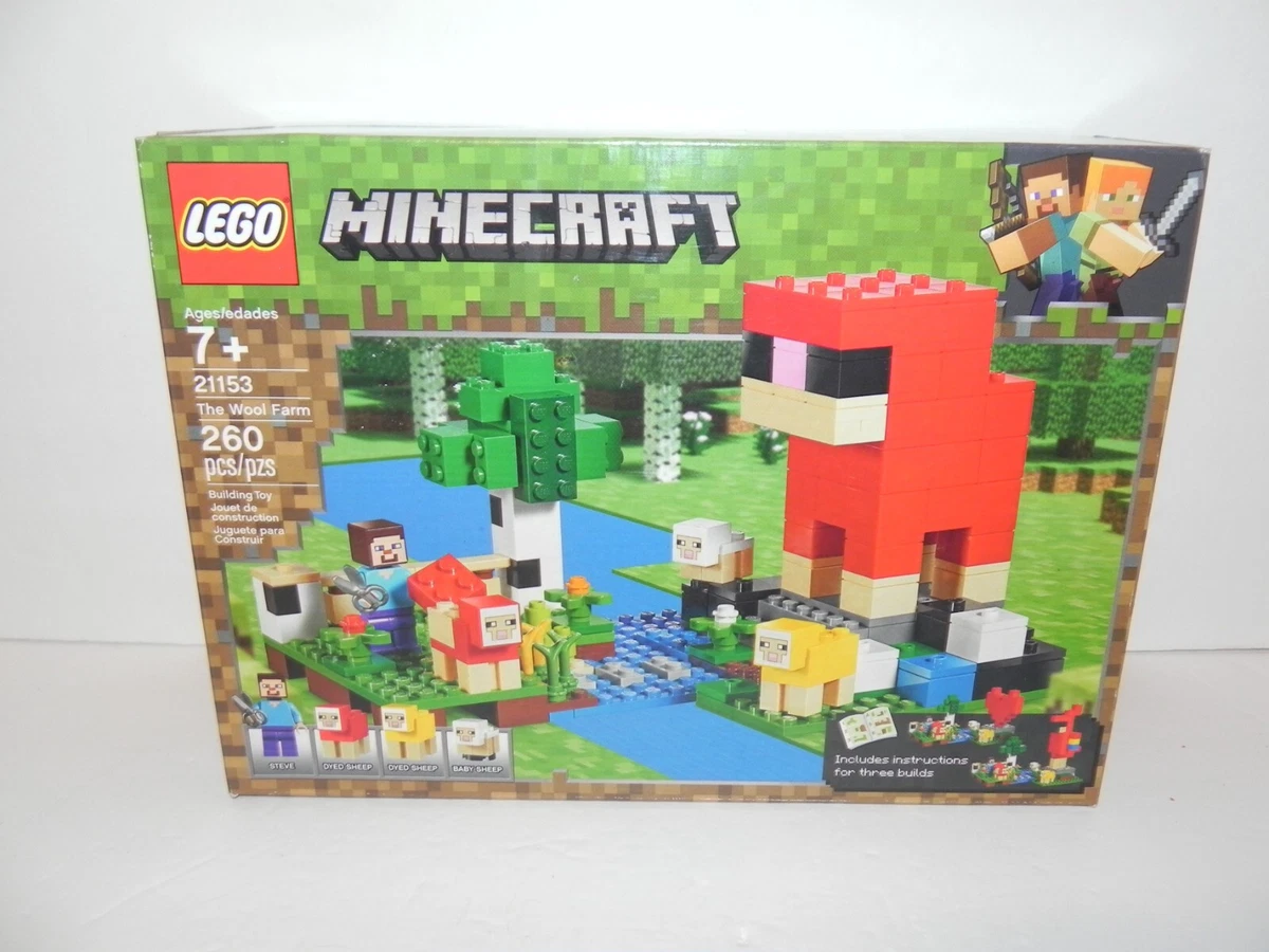 Lego 21153 minecraft online the wool farm