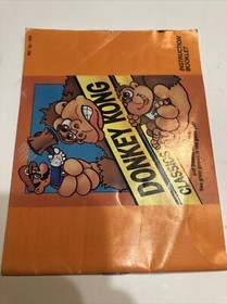 Nintendo NES Donkey Kong Classics Manual ONLY