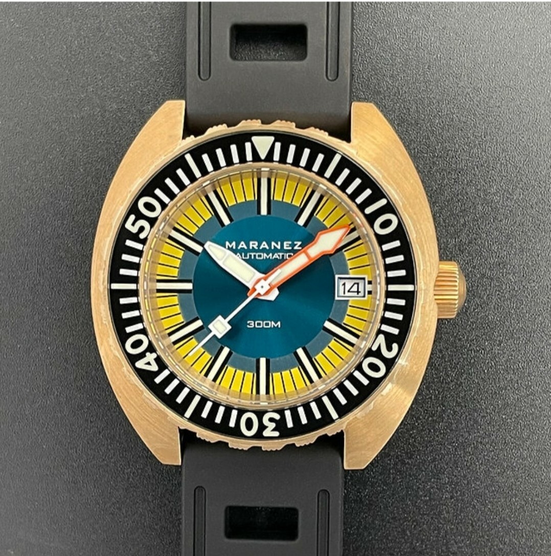 Maranez Samui Diver Brass Blue New Shipped from USA