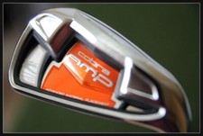 Cobra AMP 7 Iron RH Golf Club, 60g, Mid Torque, Mid Kick, Lite, PGA