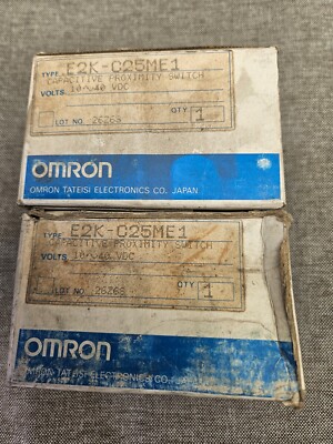 OMRON E2K-C25ME1 (2 Stück) Neu
