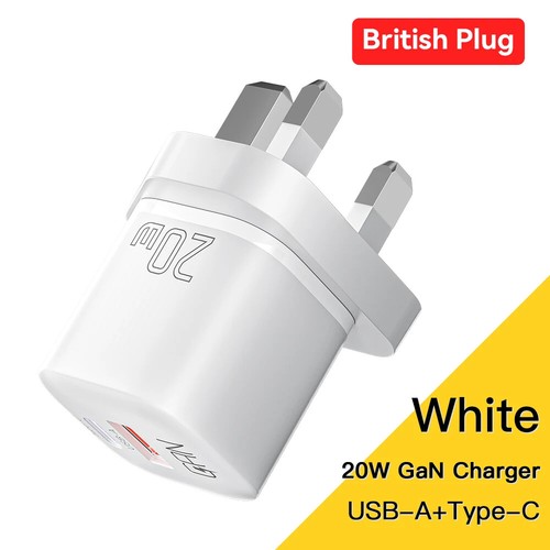 Cargador USB C 20W GaN QC3.0 USB Tipo C PD Adaptador de Carga Rápida para iPhone 16 15 - Imagen 12 de 18