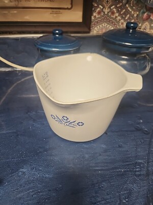 1958 - 1988 Rare Collectible VNTG RARE Corning Ware Blue Corn Flower Meas. Cup