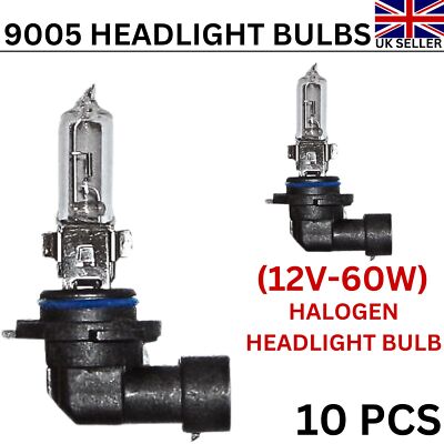 10 x HB3 12V-60W 9005 Halogen Scheinwerfer Headlight Nebelscheinwerfer Fernlicht Auto Birnen