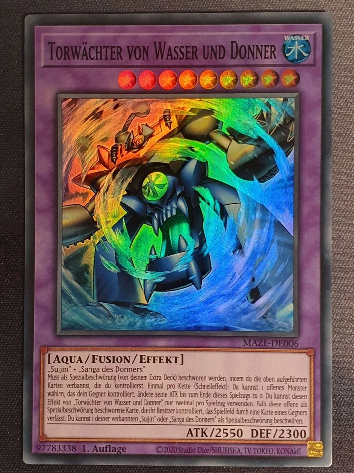 Yugioh Torwächter Mega Set 1. Auflage Neu deutsch Sanga Suijin Kazejin Fusion - Bild 3 von 4