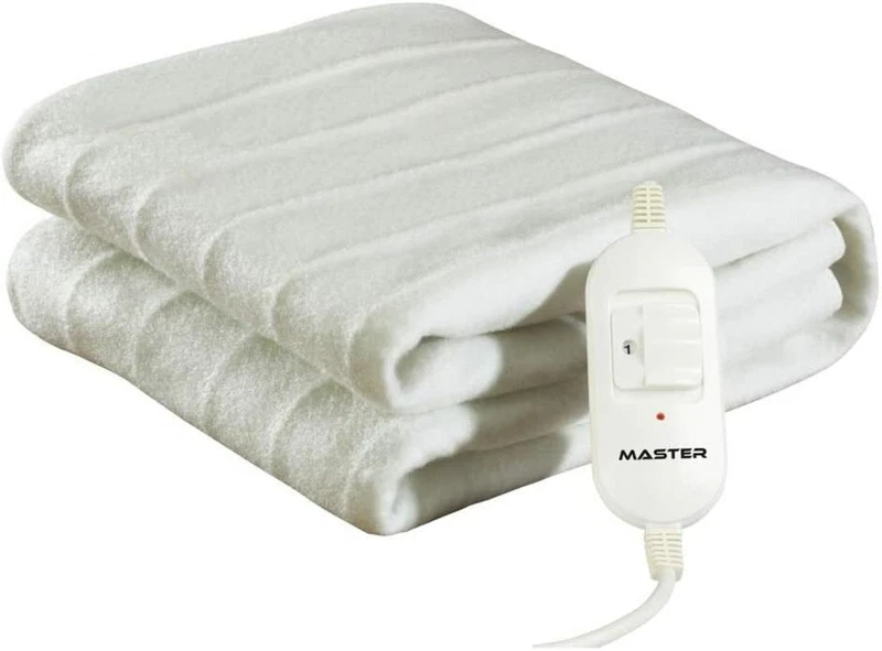 Coperta Scaldasonno Doppio 2 Piazze 160x140 cm Master CE300 Scalda Letto 2x60 W