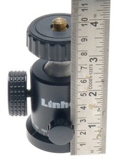 LINHOF UNIVERSAL PROFI CAMERA BLACK ORIGINAL SWIVEL ROTATING BALL HEAD CLAMPABLE