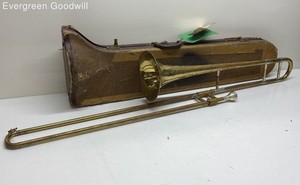 Vintage Buescher Trombone With Case