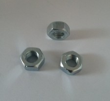 M6 FULL HEX NUTS - ZINC PLATED - BAGS OF 50