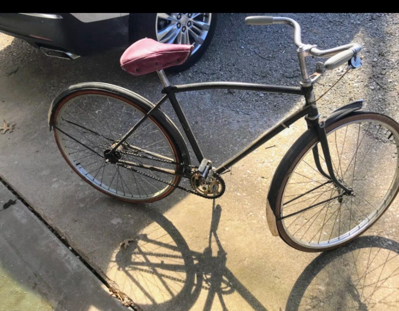 1956 Raleigh 26 Inch 3 Speed Men&rsquo;s Bicicle Vintage Bicycle