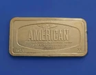 1971 Franklin Mint Bank Bar. American National Bank MI, 2oz .925 silver Bar!!!!