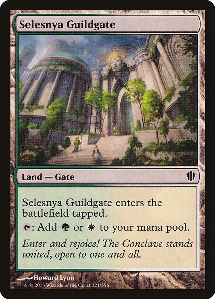 2013 Magic: The Gathering: C13 - Selesnya Guildgate (#321, C, Lightly Played)
