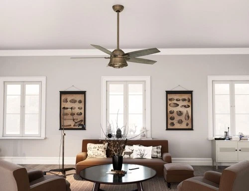 Hunter Fans - Hampshire - 5 Blade Ceiling Fan with Light Kit and Handheld Remote - Picture 2 of 4