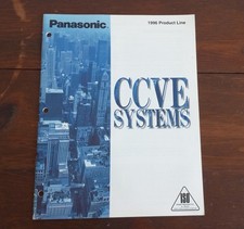 Vtg. ORIGINAL Panasonic CCVE SYSTEMS 1996 Product Line Catalog