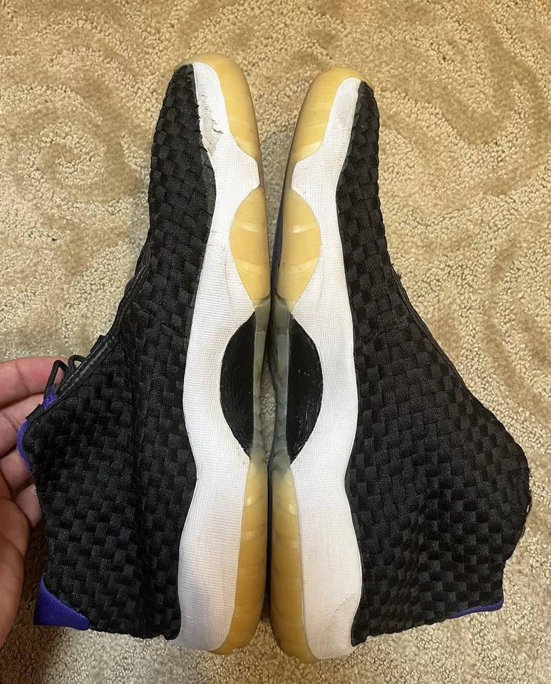 Air Jordan Future Negro/Púrpura Color Way Hombre Talla 13 Foto 2 de 4