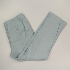 Talbots Women's 100 Line Classic Side Zip Pants Size 12 Blue