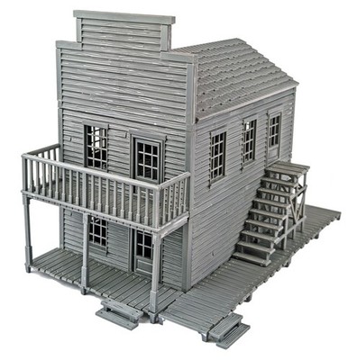 Zweistöckiges Gebäude Gelände Set - Dead Man's Hand - Brandneu Great Escape Games
