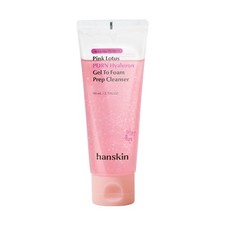 (HANSKIN) Pink Lotus PDRN Hyaluron Gel to Foam Prep Cleanser 110mL 아라홍련