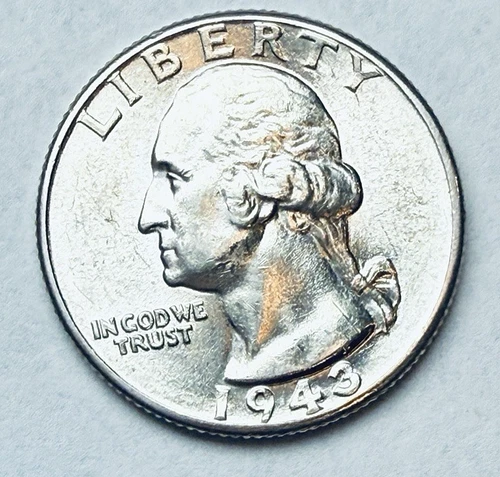 1943-P Washington 25c ~ 90% Silver ~ Uncirculated Lusturous Beauty ~ W01