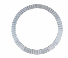 MENS STAINLESS STEEL FLUTED BEZEL FOR ROLEX 41MM DATEJUST 116300, 116334, 116333