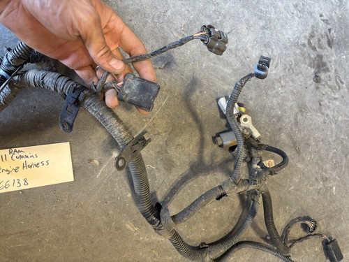 2011 DODGE RAM 6.7L CUMMINS ENGINE WIRING HARNESS 5266138 - Picture 9 of 11