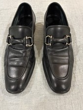 Salvatore Ferragamo Black Horsebit Loafer Men US9 Eu42