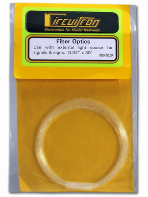 Circuitron ~ Fiber Optics ~ .02'' ~ 30' Length ~ 8020
