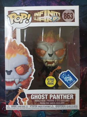 Ghost Panther 863 Glow in the Dark Figur Funko POP Marvel Infinity Warps