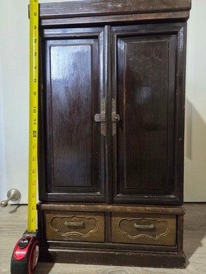 Antique Japanese Butsudan Buddhist Altar Cabinet