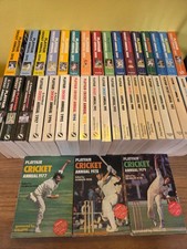 Playfair Cricket Annuals 40 years 1977 to 2016 complete In Good Condition