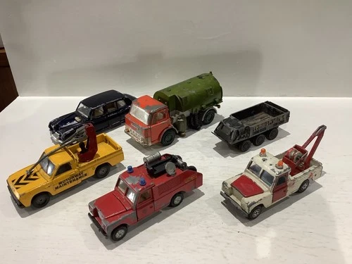 Dinky Toys die-cast Vintage Vehicles mixed job lot of 6 - spares/repair (B70)