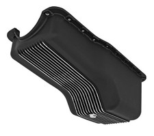 Jegs Finned Aluminum Oil Pan For Small Block Ford 289-302 Black