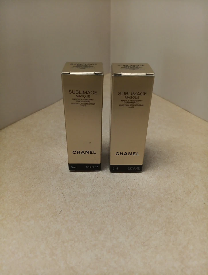 Lote de 2 muestras de máscara de sublimación de Chanel 0,17 oz Foto 4 de 4