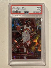 2021-22 Panini Spectra Scottie Barnes Astral Prizm Rookie RC 33/35 PSA 9 Raptors