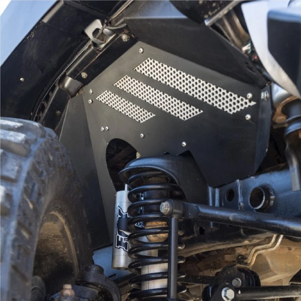 Go Rhino Front Wheel Black Inner Fender Liners Pair for Jeep Wrangler JK Foto 3 de 4