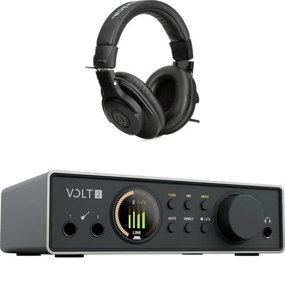 Universal Audio Volt 2 Gen 2 USB Audio Interface with Headphones