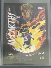 Topps J.J. McCarthy Ultra Violet  UV-14 Minnesota Vikings NFL Football Card 2025