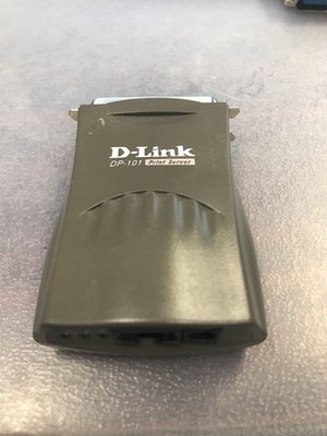 D-Link 1 Port 10/100 Mbps Ethernet Parallel Network Print Server DP-101