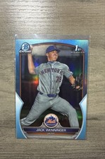 2023 Bowman Draft - Chrome Jack Wenninger #BDC-68 Sky Blue Refractor (RC)