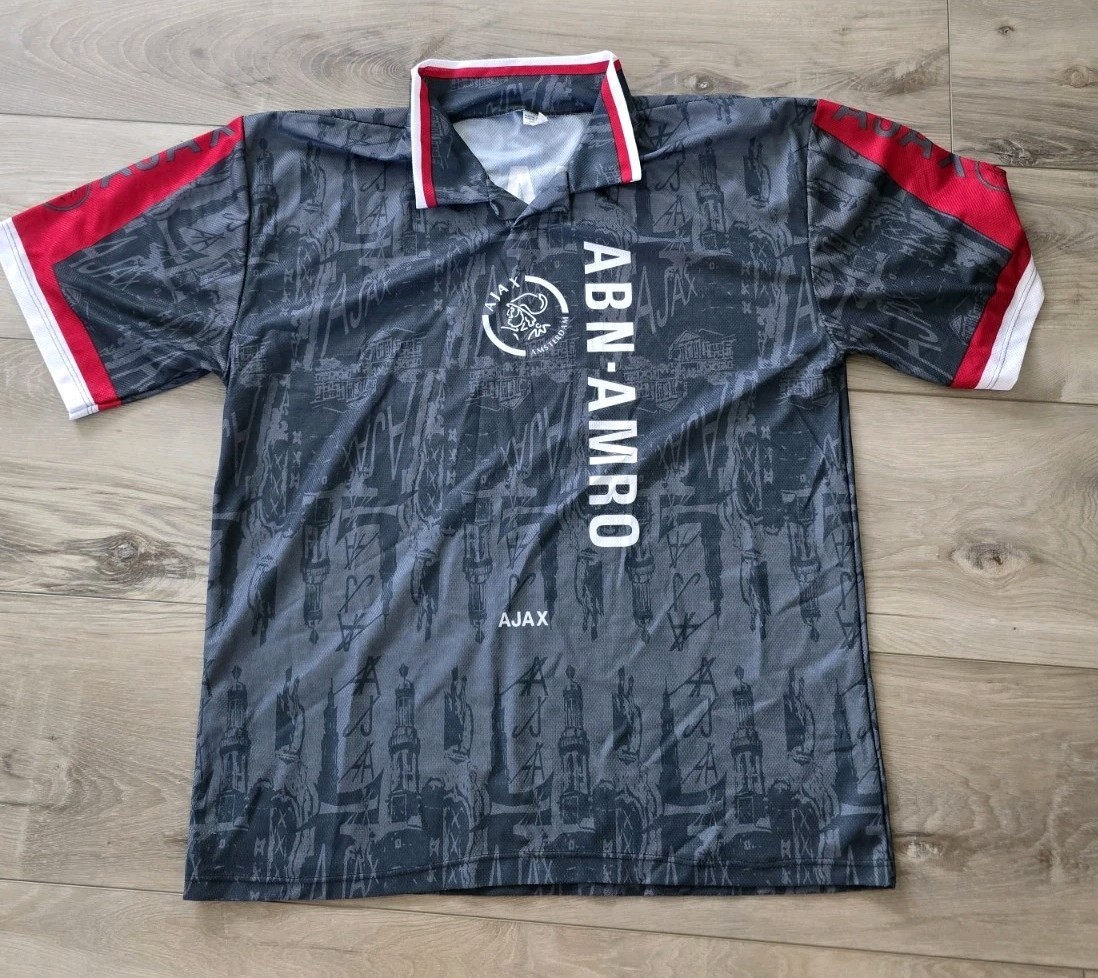 Vintage Litmanen #10 Ajax Amsterdam Soccer Jersey Football Shirt Men's XL Size