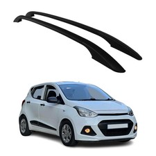 Aluminium Dachreling Relingträger für Hyundai i10 2013-2016 Schwarz 2x