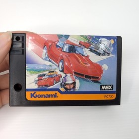 Road Fighter MSX Konami NTSC-JAP Complete in Box with Manual