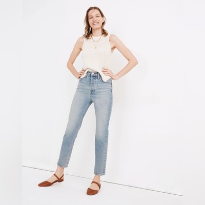 Madewell Rivet & Thread Perfect Vintage Jeans in Ryerson Wash Women s Size 29