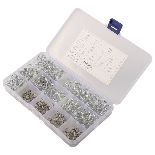 Edelstahl Doppel Drahtclips Komplettset 150 Stück verfügbar - Bild 3 von 12