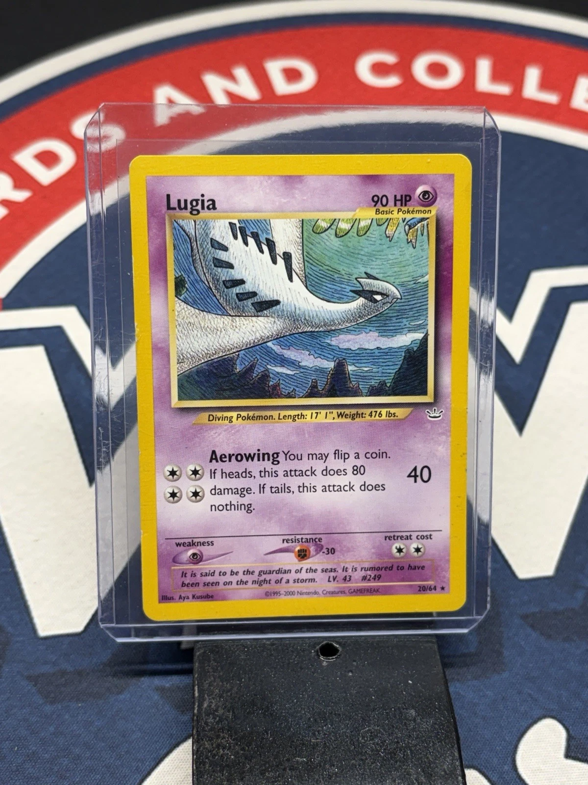 Lugia 20/64 Neo Revelation Rare Vintage 2001 Pokemon MP
